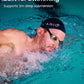 SHOKZ OpenSwim Pro - Open-Ear Bluetooth & MP3 Bone Conduction Sport Headphones, Swimming Headphones, IP68 Waterproof, Red