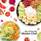 Spiralizer Attachment Compatible with KitchenAid Stand Mixer, Comes with Peel, Core and Slice, Not KitchenAid Brand Spiralizer Attachment (5 Blades)