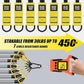Heavy Resistance Bands for Working Out, 350lbs/450lbs Exercise Bands with Handles, Workout Bands Set for Men, Fitness Weight Bands for Muscle Strength Training, Stretching, Slim, Home Gym Equipment