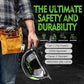 GREEN DEVIL Matrix Full Brim Hard Hat with Headlight Vented Construction Safety Helmet OSHA Approved Cascos De Construccion Work Hardhat for Men&Women
