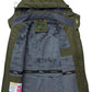 Men's Winter Ski Jacket Warm Waterproof Fleece Liner Snow Coat Hooded Windproof Mountain Raincoat