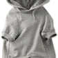 Rocky – The Orginal Lightweight Hooded TEE 100% Organic Cotton Dog Hoodie Pet Coat Sweater for Small, Medium, Large Dogs, Heather Gray, X-Small