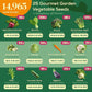 25 Gourmet Garden Vegetable Seeds Variety Pack - 14,965+ Non-GMO Heirloom Vegetables Seeds for Planting Indoor&Outdoor Home Garden Seeds - Gardening Seed Packets for Planting Vegetable Seeds