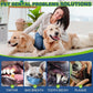 Dog Dental Care Finger Wipes, 60 PCS Teeth Cleaning Wipes for Dogs & Cats, Tooth Brushing Kit Dental Wipes Reduces Plaque & Freshens Breath, Disposable Gentle Cleaning & Gum Care Pet Wipe