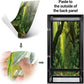 REPTI ZOO 16" x 16" x 30" Front Opening Chameleon Cage with 3-Sided Metal Mesh, 33 Gallon Screen Vertical Terrarium with Background Sticker, Tall Enclosure for Chameleon, Tree Frog, Arboreal Reptiles