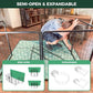 FXW Homeplus Unleashed Indoor Dog Playpen - Stress-Free and Safe Play, Heavy Duty 40 Inch 16 Wire Panels Dog Pen for Medium and Large Dogs, Black│Patented