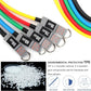Resistance Bands with Handles for Working Out Women and Men, Exercise Bands with Door Anchor, Stretch Bands for Home Workouts, Simple Guide Included