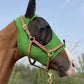 Horse Fly Mask Super Comfort Horse Fly Mask Elasticity Fly Mask with Ears We Only Make Products That Horses Like… (Hunter Green, M)