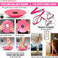 Dance, Cheerleading and Figureskating Trainer Stretching and Balance, 2 Pc. Set, Stretching, Disc Core Board and Flexibility Equipment Strap for Dance, Gymnastics, Turning, Stunt