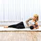 Leewadee Small Yoga Bolster – Shape-Retaining Cervical Neck Roll, Tube Pillow for Comfortable Reading, Kapok Filling, 22 x 6 x 6 inches