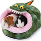 JanYoo Rat Bed Hut Guinea Pig Hideout House Small Animal Tent Accessories Rabbit Hideaway Igloo Supplies for Cages