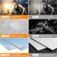 ROOMTEC Workout Mirrors for Home Gym 60"x36"-2PCS, Large Wall Mirror Full Length for Fitness, Yoga, Big Wall Mounted Frameless Glass Mirror for Garage, Dance Studio, Bedroom