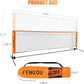 Portable Badminton Net Set, Adjustable Height Tennis Net, Kids Volleyball,Soccer Net Easy Setup Nylon Sports Net with Poles for Backyard, Indoor, Outdoor, Beach