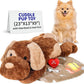 Pet Fit For Life Cuddle Pup Toy with Heartbeat & Heat Pack - USB Rechargeable Cuddly Dog Sleep Aid - Calming Comfort for Anxiety Relief - Safe, Huggable Pet Crate Training Aid - Extra Large