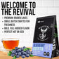 Revival Tea Company Blueberry Green Tea - Green Tea Blend with Natural Blueberry Flavor - Loose Leaf 6 Ounces