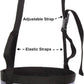 Majestic Ally Horse Feed Bag, Heavy Duty Nylon Mesh Grain Feed Bag, Adjustable Strap with Durable Snap and Elastic Straps, Comfort Neck Pad and Nose Pad- Large (Draft, Dark Gray)