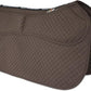 ECP Equine Comfort Products Thermoregulating Western Saddle Pad, Machine Washable Contoured Fit, Water Absorbing, Therapeutic, Shock Absorbing with Adjustable Memory Foam Shims