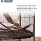 Prevue Pet Toy NAT Wonder Walk Bird Ladder, Large (62809),Brown