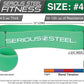Serious Steel Fitness 12 inch Resistance Band - Deadlift & Hip Band for Glute Activation & Dynamic Warm Up