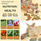 Rabbit Toys 20 Pack Bunny Toy Bunny Chew Toy Guinea Pig Treats Timothy Hay Toys Chips with Herbal Flowers Timothy Hay Grass Hamster Snacks Chinchillas Gerbils for Small Animals Teeth