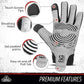 Bear Grips Weight Lifting Gloves for Men & Women | Half Finger Lifting Gloves | Full Finger Workout Gloves for Men | No Finger Exercise Gloves l Compression Weightlifting Gloves | Gym Gloves for Men