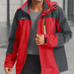 MAGCOMSEN Men's Hooded Windproof Water Resistant Rain Jacket Windbreaker 5 Pockets for Hiking,Fishing,Travel