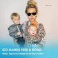 Original Baby K'tan Baby Carrier: #1 Easy Pre-Wrapped, Soft, Slip-On, No Rings, No Buckles | 5 in 1 Baby Sling Gift | The Best Hands Free Infant Wrap For Newborn to Toddler up to 35lb (See Size Chart)