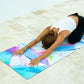 YOGA DESIGN LAB | The Combo Yoga Mat | 2-in-1 Mat+Towel | Eco Luxury | Ideal for Hot Yoga, Power, Bikram, Ashtanga, Sweat | Studio Quality | Includes Carrying Strap!