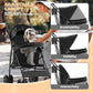Magshion Compact Pet Stroller for Small-Medium Dogs/Cats up to 22lbs, 4-Wheel Lightweight Umbrella Shaped Portable Puppy Travel Jogger with Breathable Mesh, Cup Holder & Rear Storage, Black