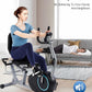 Recumbent Exercise Bike for Seniors - 400LB Weight Capacity Recumbent Bikes with Comfortable Seat, Pulse Sensor, 16-level Resistance, LCD Monitor