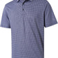 Men's Golf Polo Shirts Short Sleeve Striped Performance Moisture Wicking Dry Fit Golf Shirts for Men