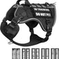 WINSEE Service Dog in Training Mesh Harness with 10 Pet Patches, Soft Air Mesh Breathable Tactical Dog Molle Vest, Reflective Military Pet Vest for Walking Hiking for Small Dogs