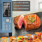 Nuwave Bravo Pro Smart Air Fryer Toaster Oven Combo, Airfryer Convection Oven Countertop, 10-in-1 Functions with Quicker & Even Crisp Technology, 1800W, 50-450°F, PFAS-Free, 21QT, Cozy Blue