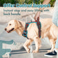 Eagloo Dog Harness for Large Dogs, Easy Wearing with 3 Buckles, Adjustable No Pull Pet Harness with 2 Rings for Walking, No Chock Reflective Soft Padded Vest with Control Handle, Red & Teal, XL