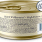 Blue Buffalo Wilderness High-Protein & Grain-Free Wet Cat Food Paté for Adult Cats 7+, Made with Natural Ingredients, Chicken Recipe, 3-oz. Cans (24 Count)