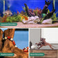 WDEFUN Natural Driftwood for Aquarium Decor, 10-Piece 2''-5'' Small Driftwood for Decorations on Fish Tank, Reptiles Bearded Dragon Accessories or Air Plants