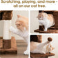 MWPO 70.1-Inch Large Cat Tree, Multi-Level Tall Cat Tower for Indoor Cats, Plush Cat Condo with Big Padded Perches, Sisal-Covered Scratching Posts, Hammock, Toys for Kittens & Cats - Brown