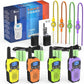 Walkie Talkies for Adults- WokTok Long Range Two Way Radio for Camping Hiking Hand Held Hiking Accessories Camping Gear Xmas Birthday Gift for Kids,SOS Siren,NOAA Weather Alert,4 Radios