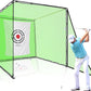 Golf Practice Hitting Nets for Backyard Driving Indoor Use Heavy Duty Practice Golf Driving Nets for Backyard Premium Portable Golf Impact Nets Cages with Frame