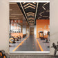 ROOMTEC Workout Mirrors for Home Gym 60"x48", Large Wall Mirror Full Length for Fitness, Yoga, Big Wall Mounted Frameless Glass Mirror for Garage, Dance Studio, Bedroom