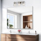 Silver Bathroom Mirror,40x48 inch Wall Mirror for Bathroom Wall Mounted,Large Rectangle Mirror for Bathroom Over Sink,Modern Metal Frame for Living Room,Bedroom Entryway,Horizontal/Vertical