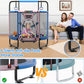 YORIN Trampoline for Kids 66'' 60'' 55'' Toddler Mini Small Trampoline Outdoor Indoor Trampoline W Basketball Hoop, Swing, Adjustable Gymnastics Bar, Gift for Baby, Toddlers & Kids