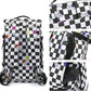 Kalesi Gym Duffle Bag Backpack 4-Way Waterproof with Shoes Compartment for travel Sport Hiking laptop (Checkerboard)