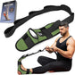 DMoose Fitness Foot & Calf Stretcher with Adjustable Padded Stretching Strap for Plantar Fasciitis, Hamstring, Heel Spurs and Achilles Tendonitis Relief - Yoga Leg Stretch Strap for Flexibility