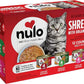 Nulo Real Shreds with Organ Meat Wet Canned Cat Food, Variety Flavors, 2.8 Ounce, 12 Cans
