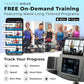 Teeter FreeStep Recumbent Cross Trainer Stepper, Zero-Impact Exercise Bike Alternative w/Patented Physical Therapy Stride, Up to 350lb, Free App w/Trainer Workouts