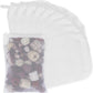 Aquarium Filter Media Bags for Aquarium with Zipper, Fine Mesh Bag Reusable Strong Polyester for Activated Carbon, Bio Filter Balls, Ceramic Rings, Filter Stones, White 10PCS 3.93" x 5.9"