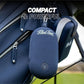 Blue Tees Golf Player Go - Compact GPS Speaker, Bluetooth Music & Audible GPS Distances, Auto Course Recognition, IPX7 Waterproof, 40,000+ Preloaded Courses, 16+ Hours Battery, Built-in Magnetic Strip