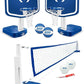 GoSports Splash Hoop 2-in-1 Full Court Pool Basketball & Volleyball Game Set