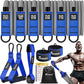 Heavy Resistance Bands for Working Out, 350lbs/450lbs Exercise Bands with Handles, Workout Bands Set for Men, Fitness Weight Bands for Muscle Strength Training, Stretching, Slim, Home Gym Equipment